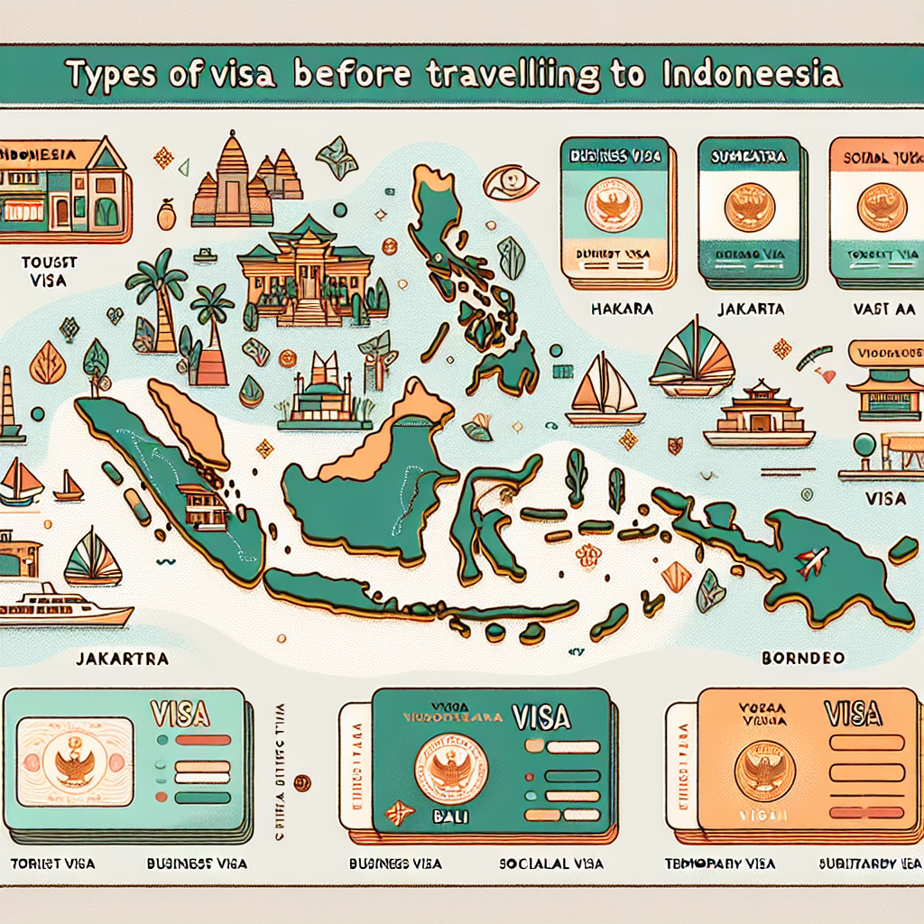 Types of Visas before Travelling to Indonesia