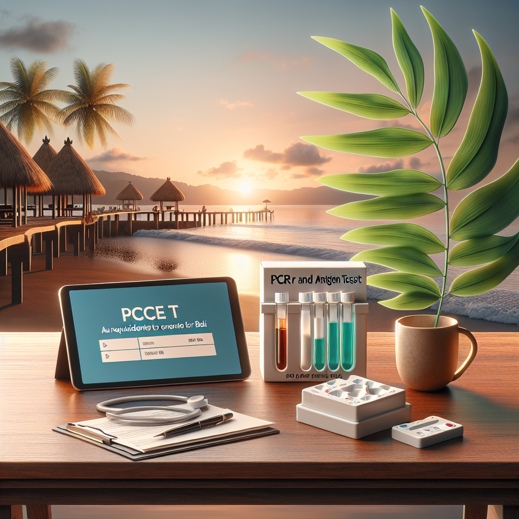 PCR and Antigen Test Result as requirements to enter Bali