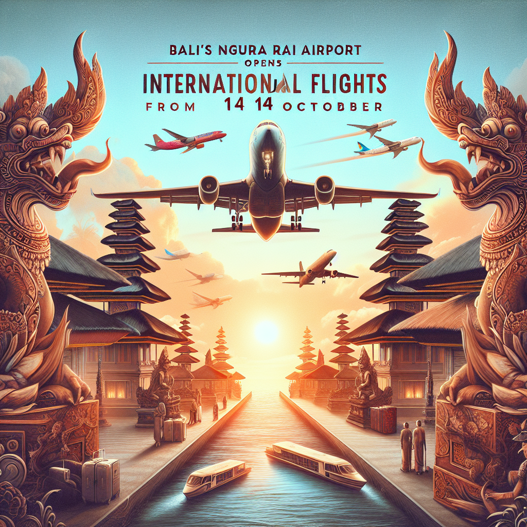 Bali’s Ngurah Rai Airport Opens International Flights From 14 October