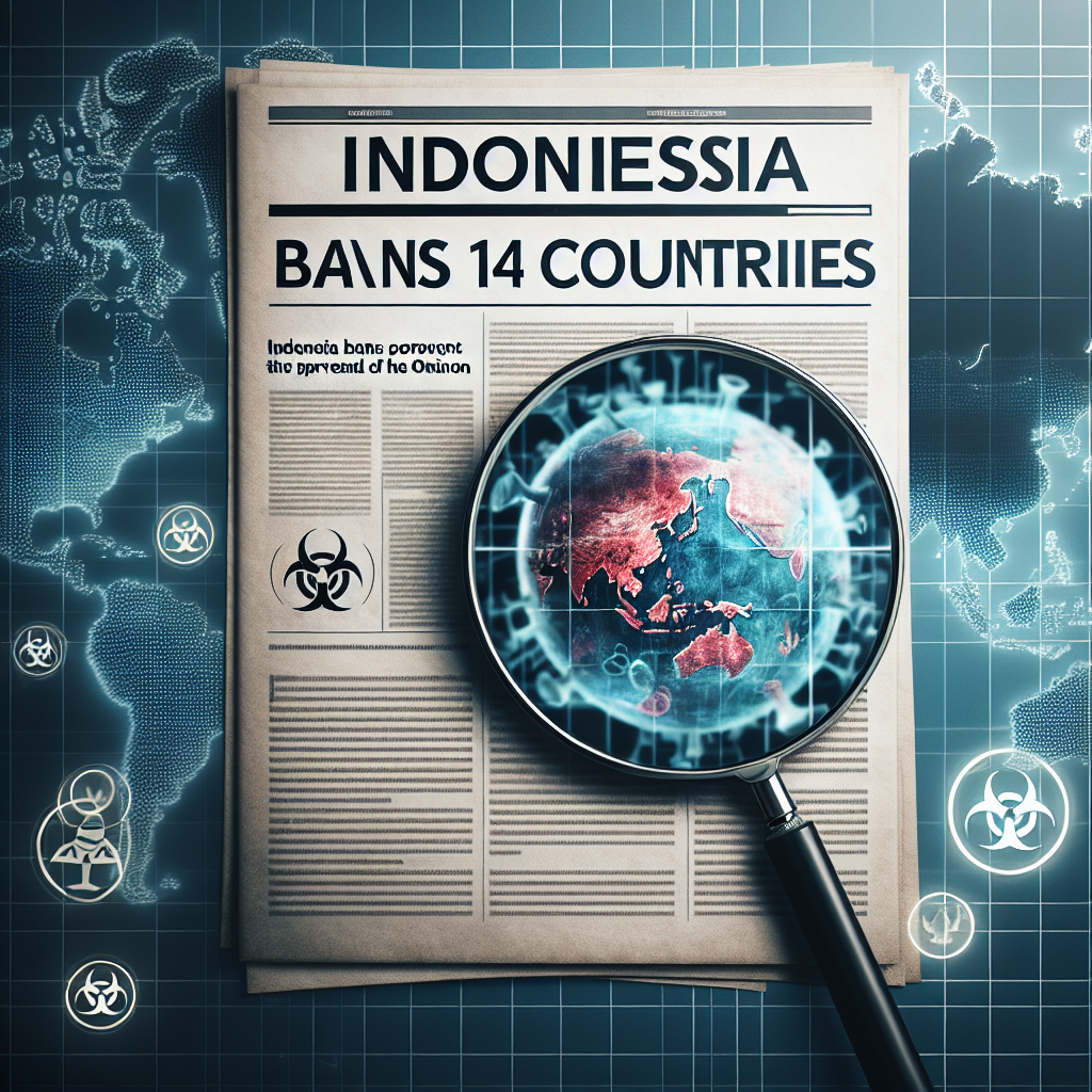 Indonesia Bans 14 Countries As To Prevent The Spread of The Omicron